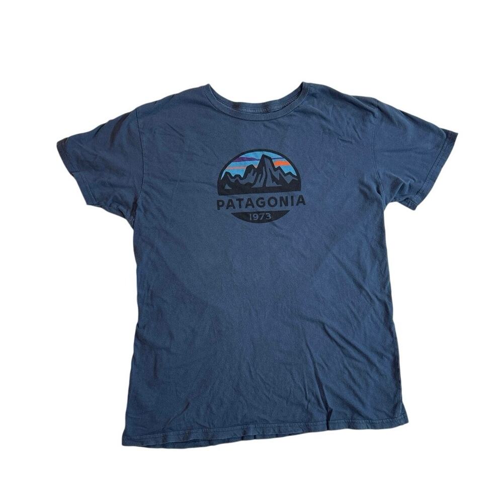 Shirt Patagonia 1973 Logo Organic Cotton Tee Mens L Slim